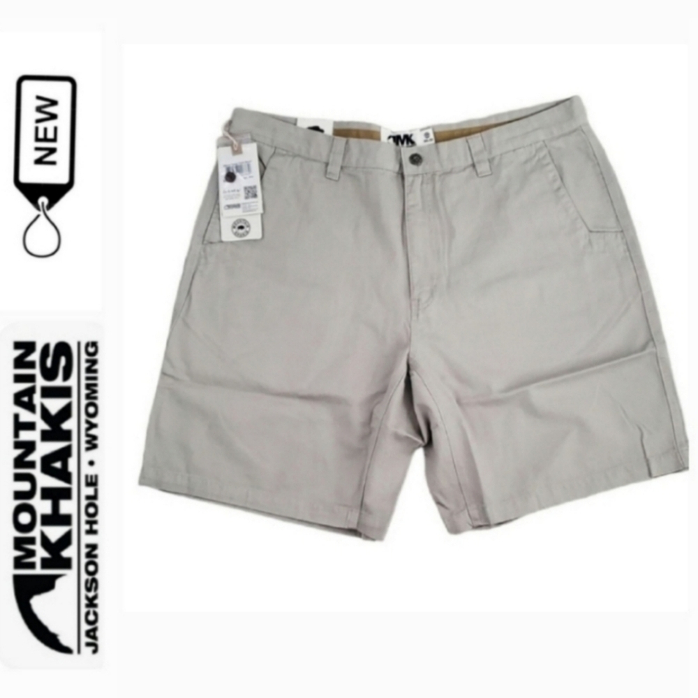 NWT Mountain Khakis Teton Twill Shorts. Size 38 X 10.